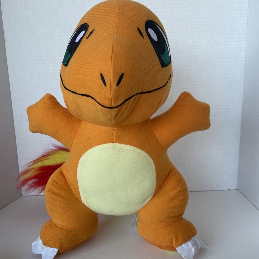 2020 POKEMON 🔥 CHARMANDER PLUSH with Flame Tail 14" AUTHENTIC Toy Factory